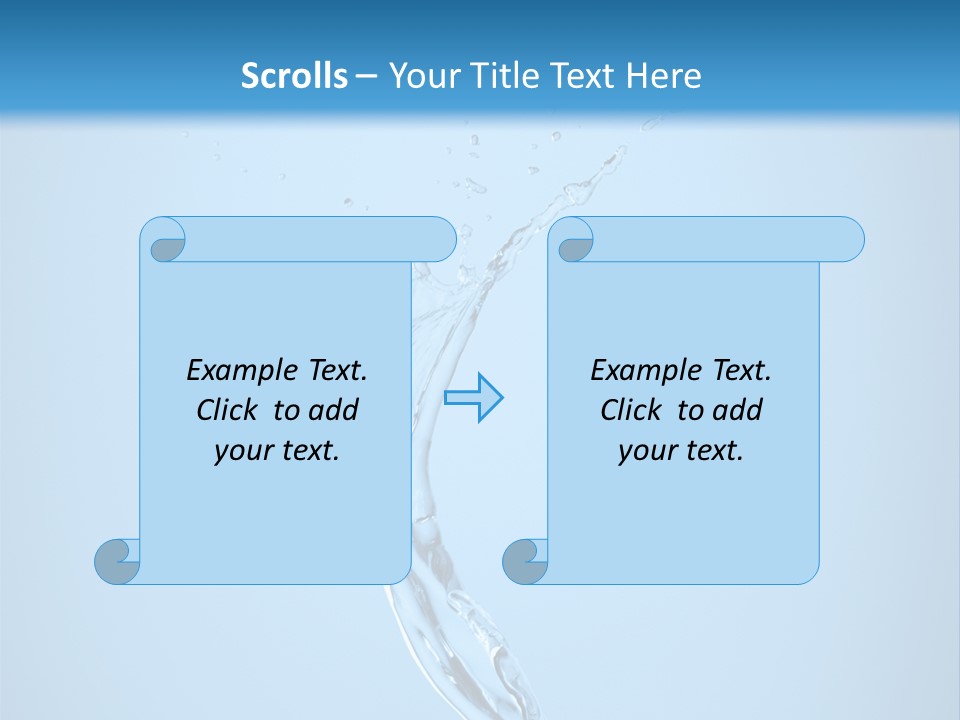 Blue Abstract Design PowerPoint Template