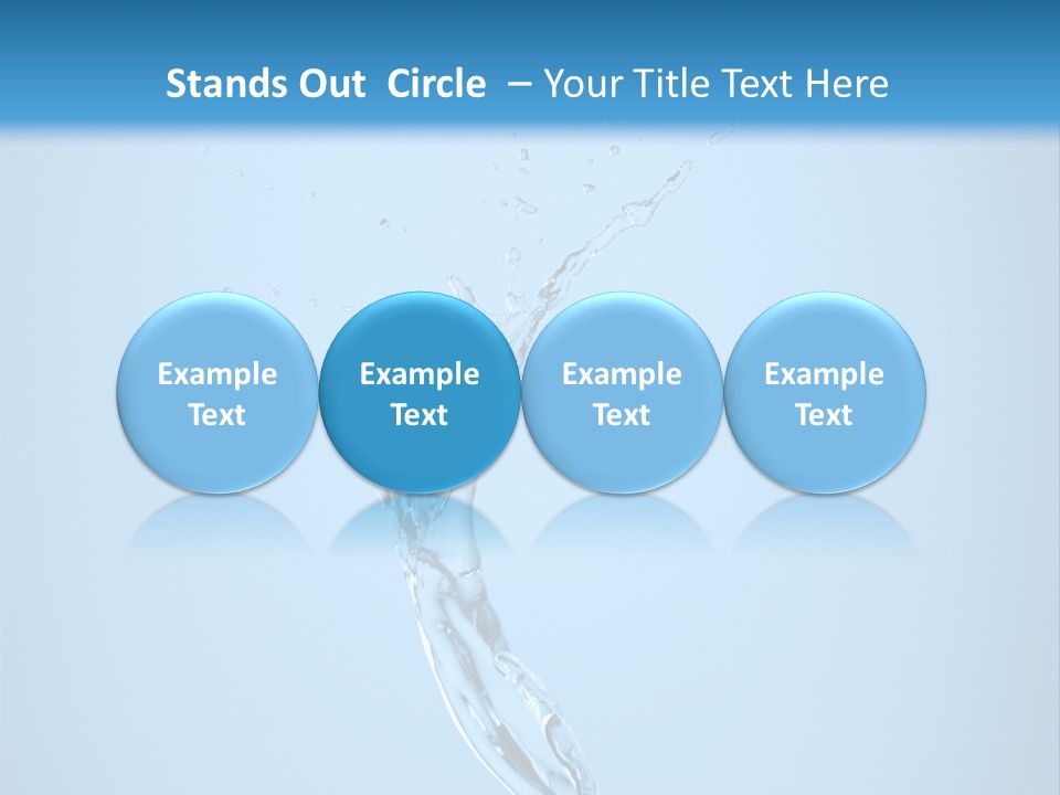 Blue Abstract Design PowerPoint Template