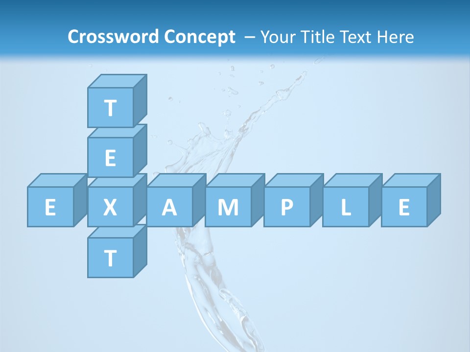 Blue Abstract Design PowerPoint Template