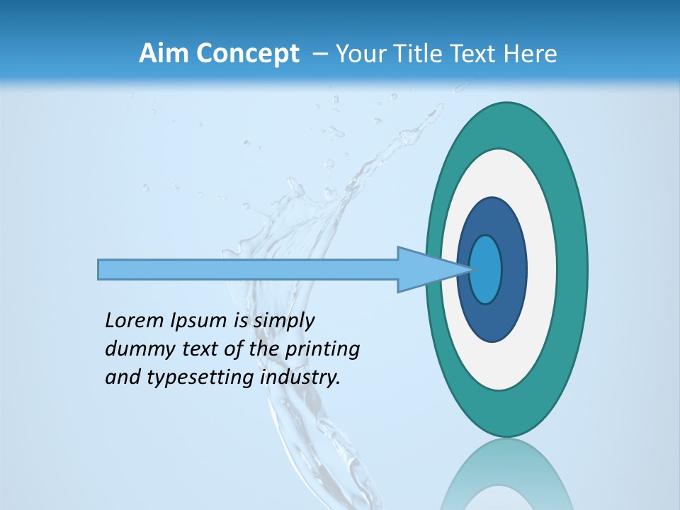 Blue Abstract Design PowerPoint Template