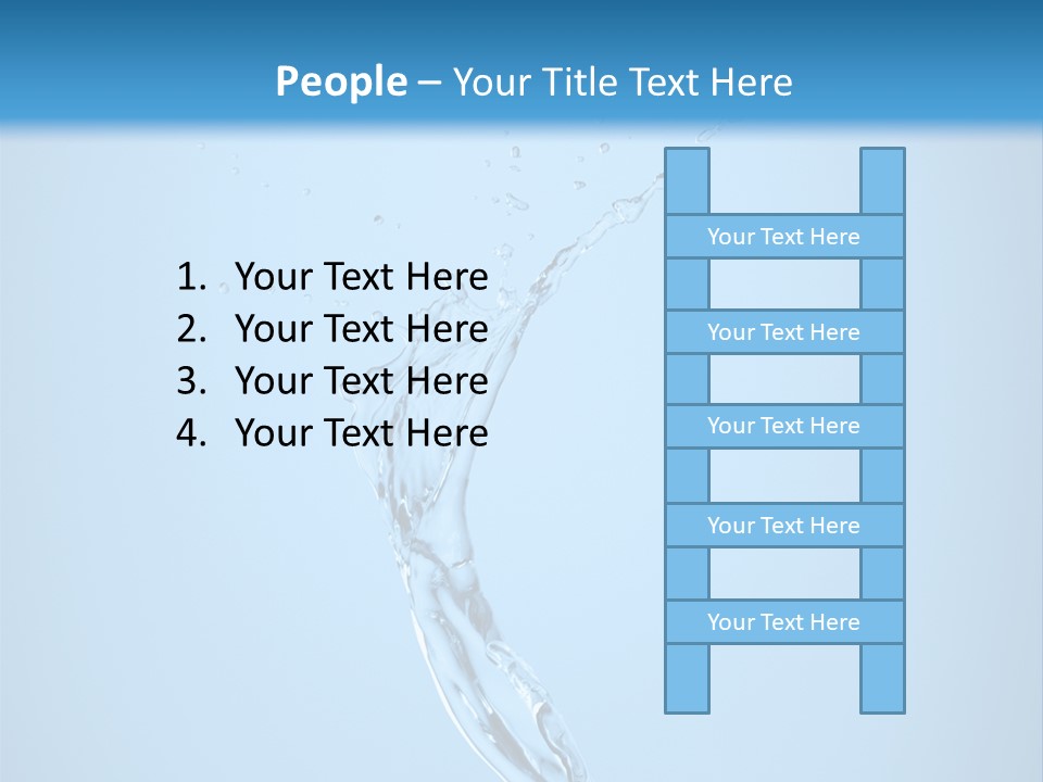 Blue Abstract Design PowerPoint Template