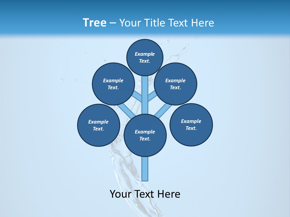 Blue Abstract Design PowerPoint Template