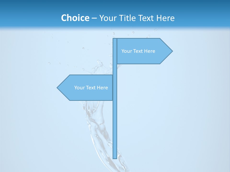 Blue Abstract Design PowerPoint Template