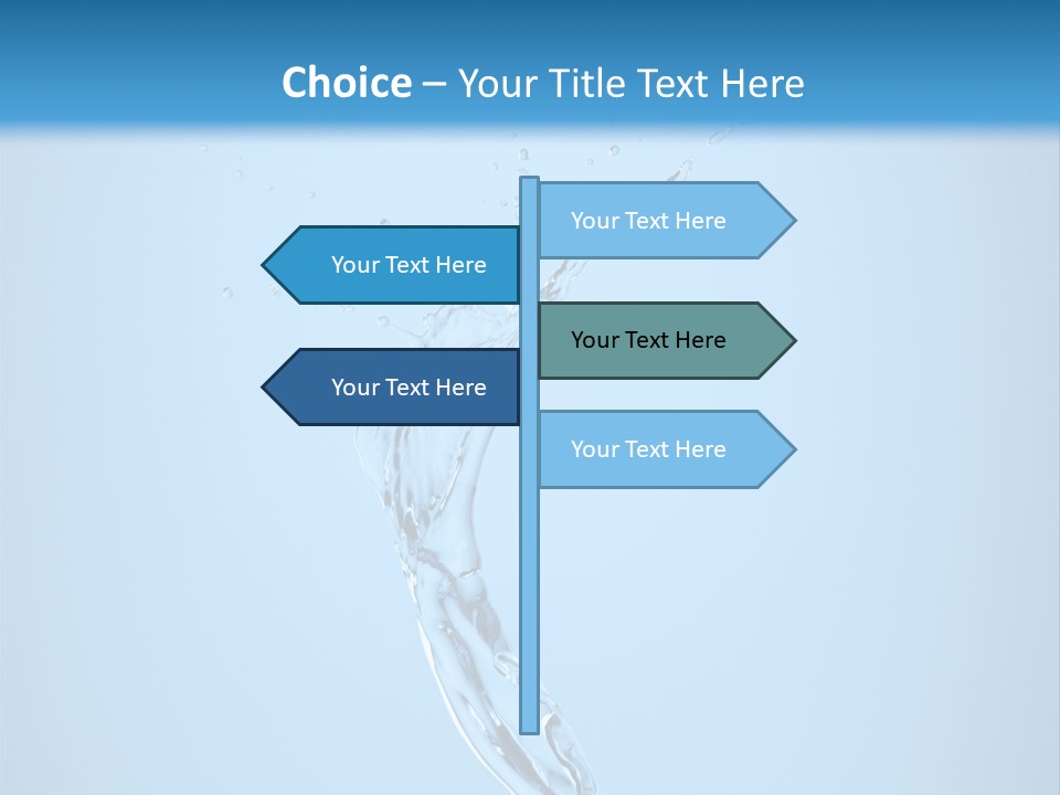 Blue Abstract Design PowerPoint Template