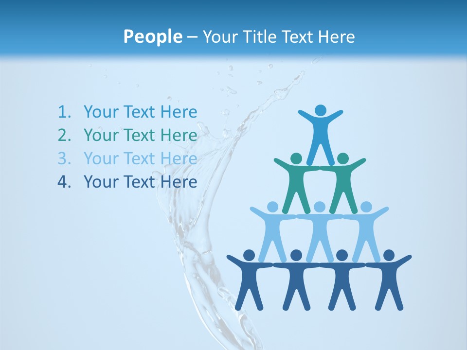 Blue Abstract Design PowerPoint Template