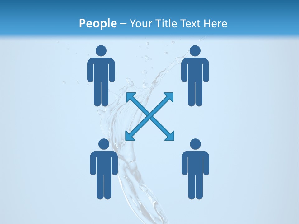 Blue Abstract Design PowerPoint Template