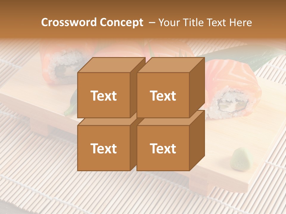 Aromatic Ginger Fish PowerPoint Template