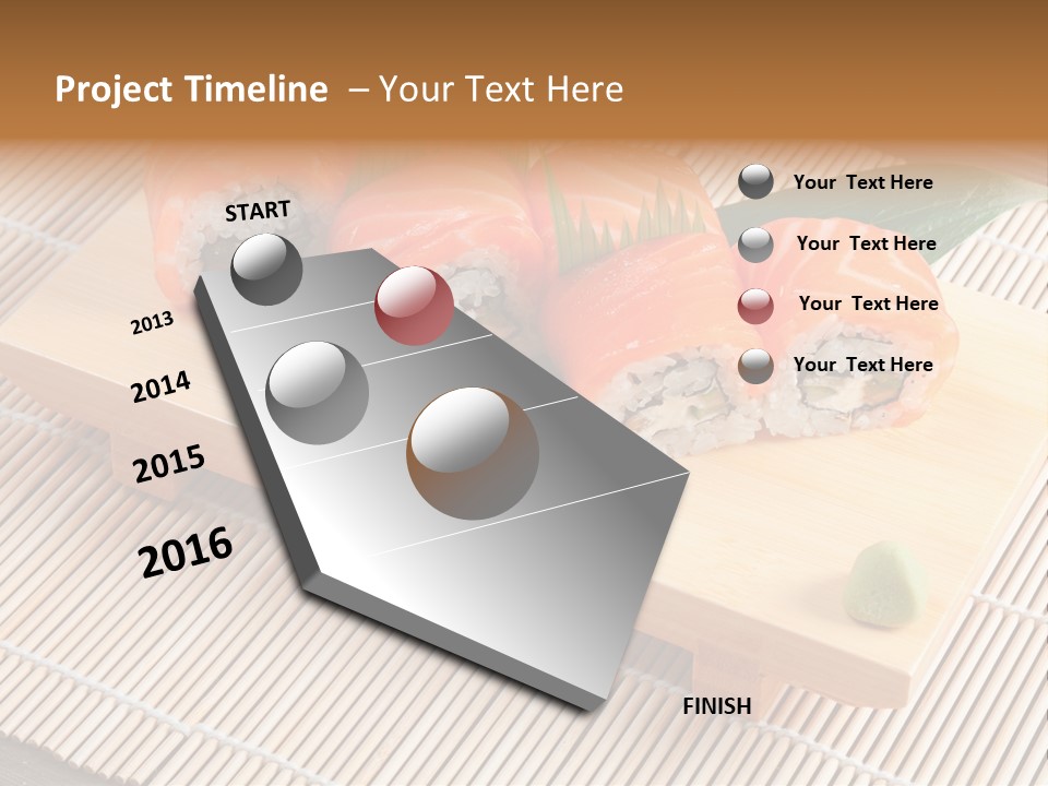 Aromatic Ginger Fish PowerPoint Template