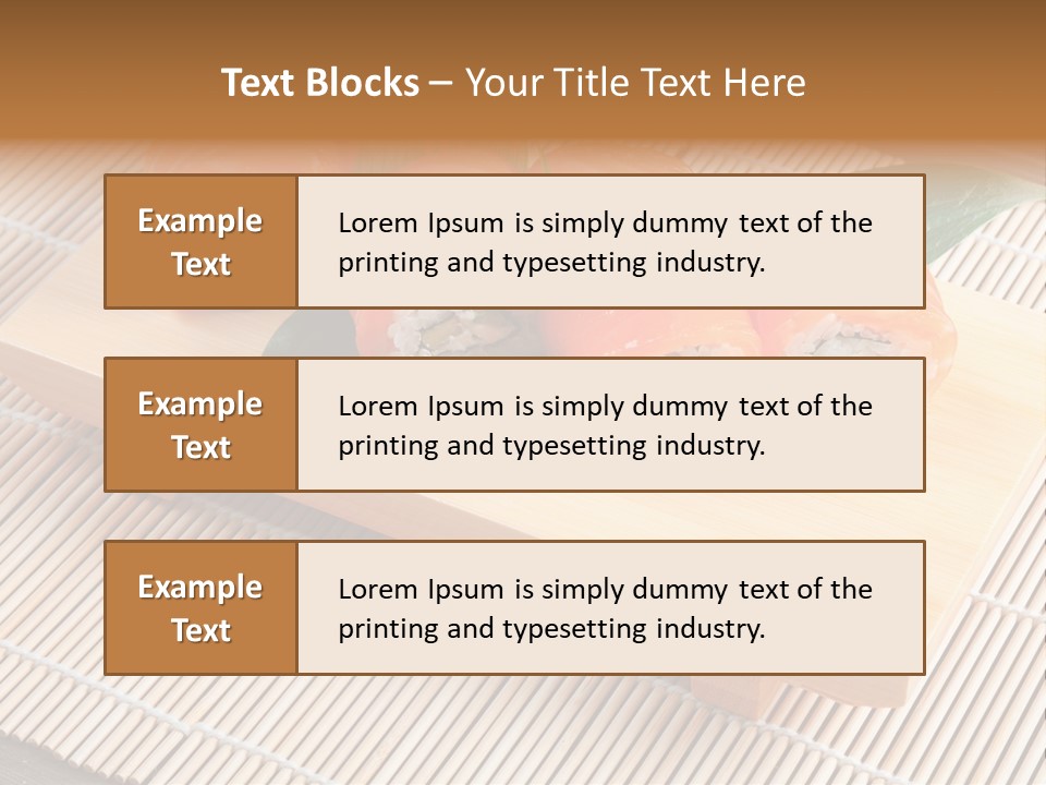 Aromatic Ginger Fish PowerPoint Template