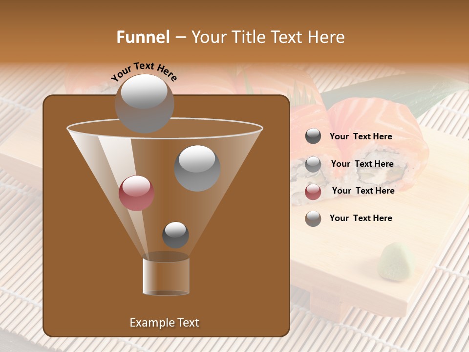 Aromatic Ginger Fish PowerPoint Template