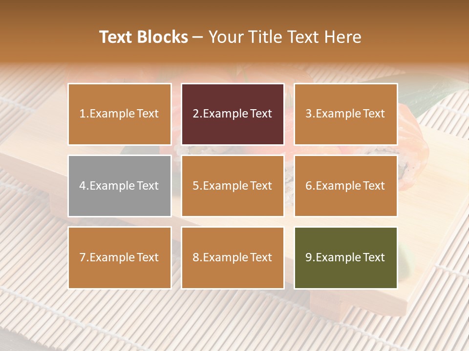 Aromatic Ginger Fish PowerPoint Template