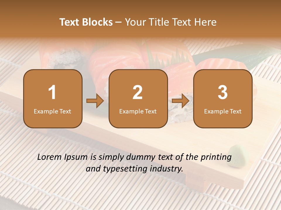 Aromatic Ginger Fish PowerPoint Template