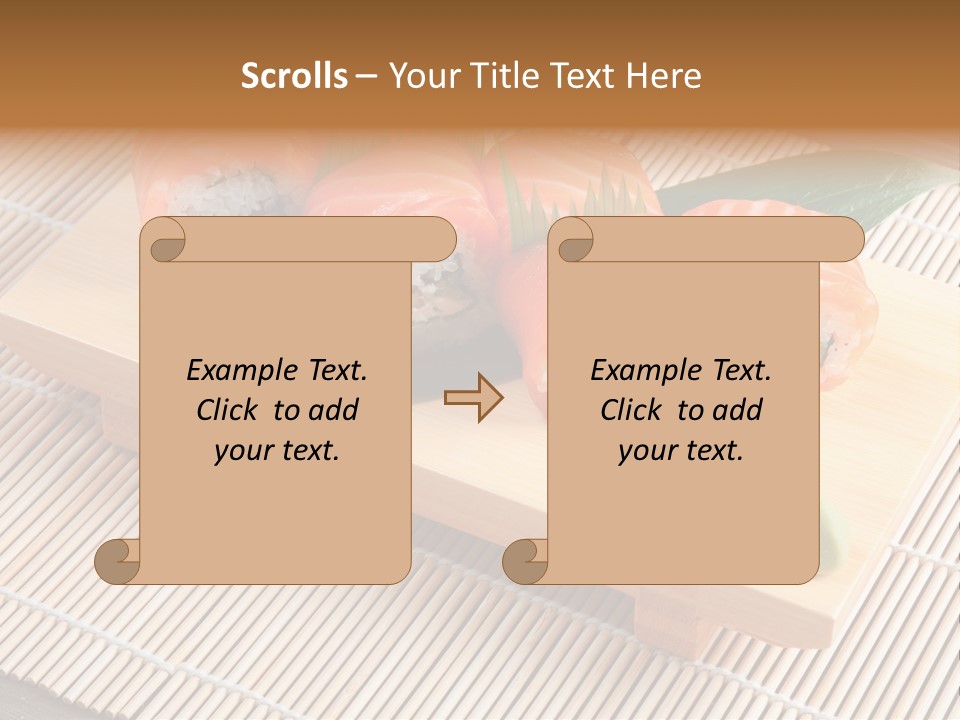 Aromatic Ginger Fish PowerPoint Template