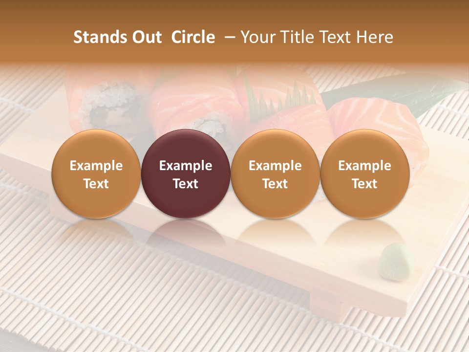 Aromatic Ginger Fish PowerPoint Template