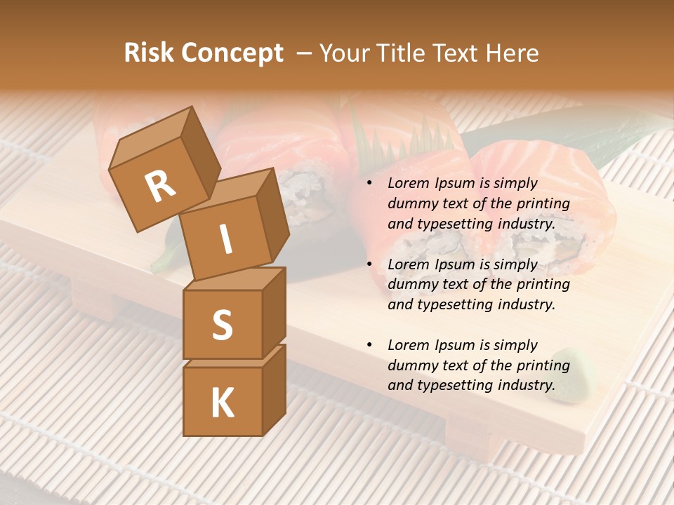 Aromatic Ginger Fish PowerPoint Template