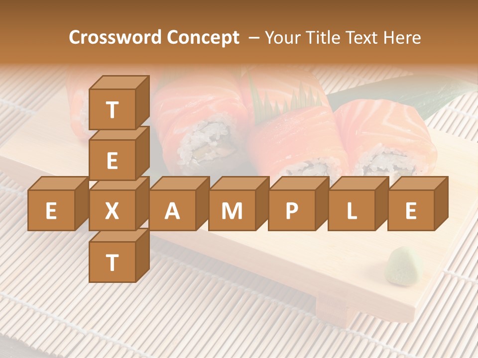 Aromatic Ginger Fish PowerPoint Template