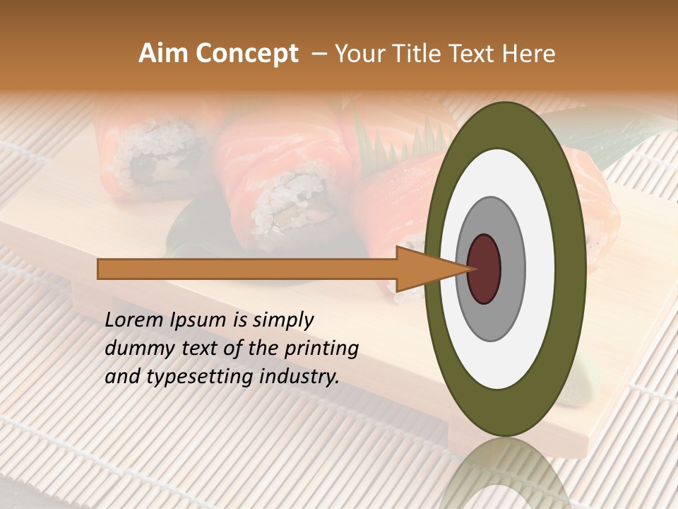 Aromatic Ginger Fish PowerPoint Template