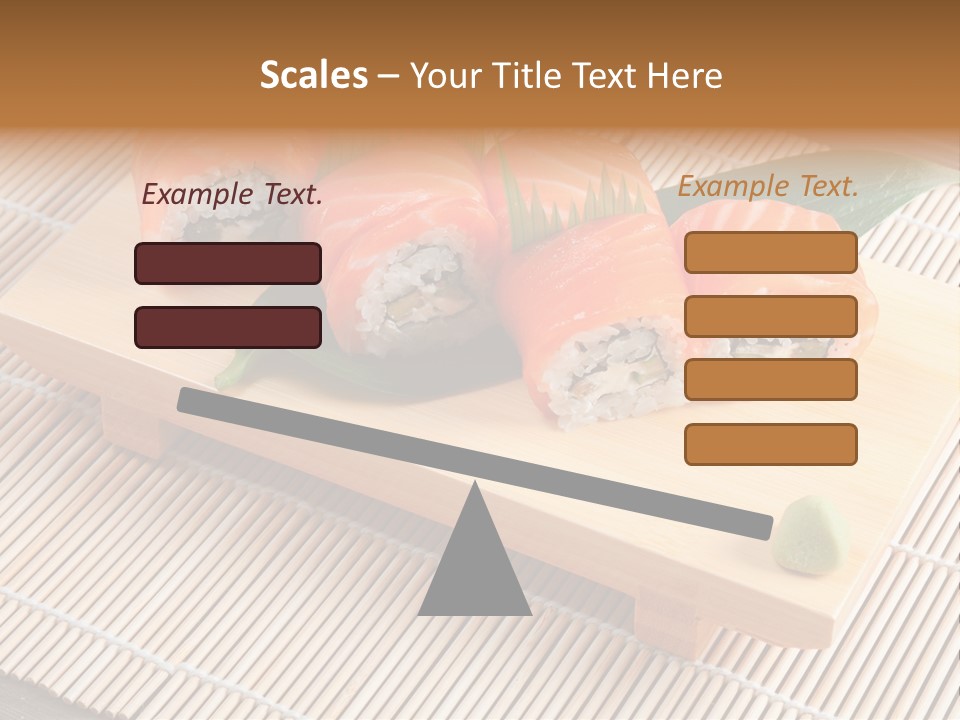 Aromatic Ginger Fish PowerPoint Template