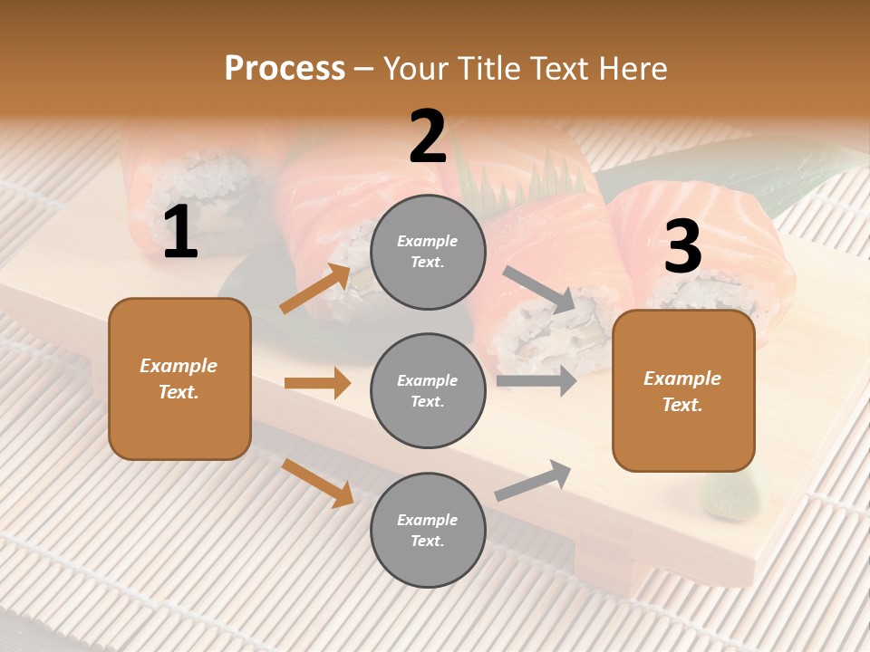 Aromatic Ginger Fish PowerPoint Template