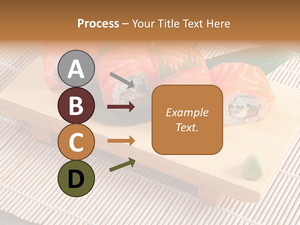 Aromatic Ginger Fish PowerPoint Template