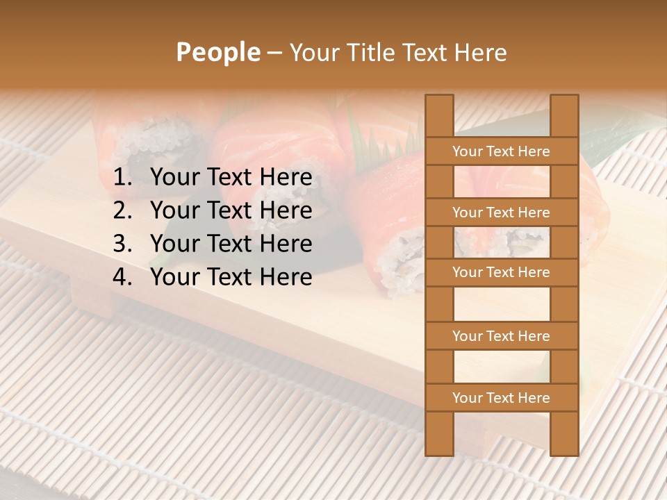 Aromatic Ginger Fish PowerPoint Template