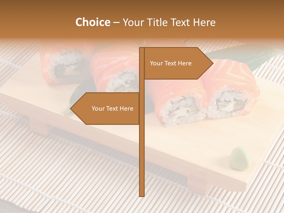 Aromatic Ginger Fish PowerPoint Template