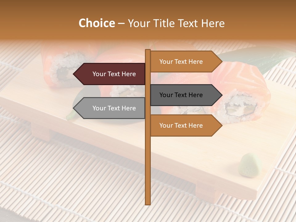 Aromatic Ginger Fish PowerPoint Template