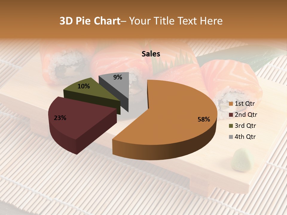 Aromatic Ginger Fish PowerPoint Template