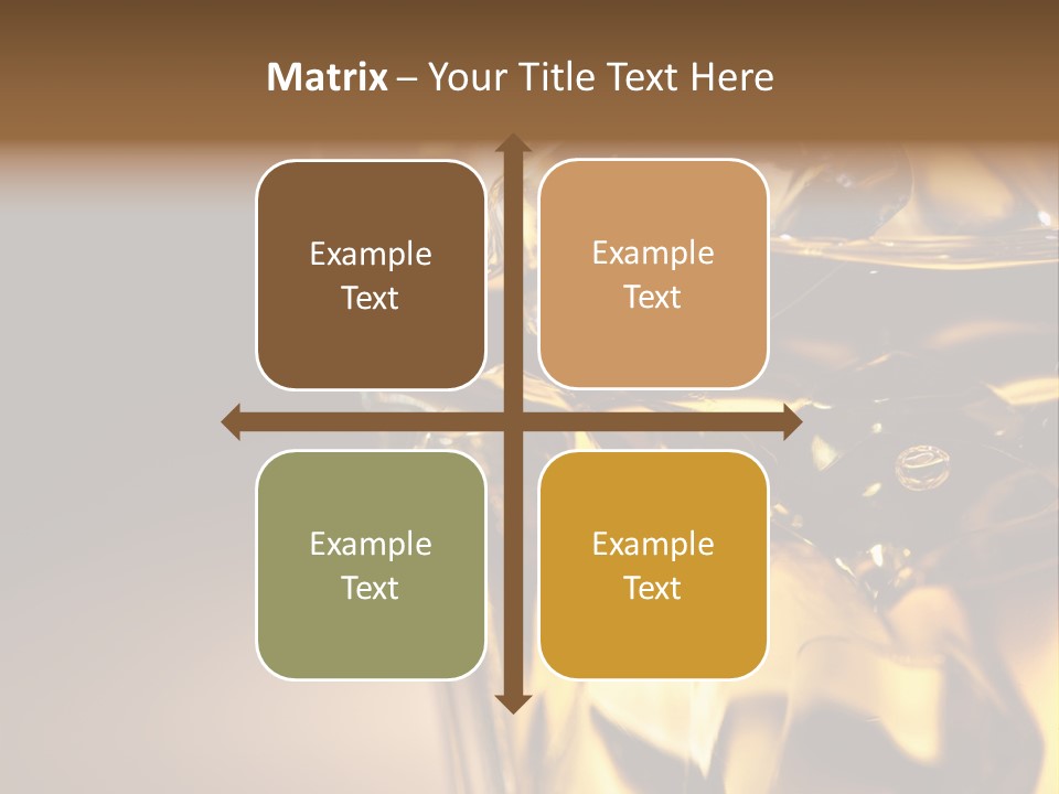 Yellow Alcohol Whiskey PowerPoint Template