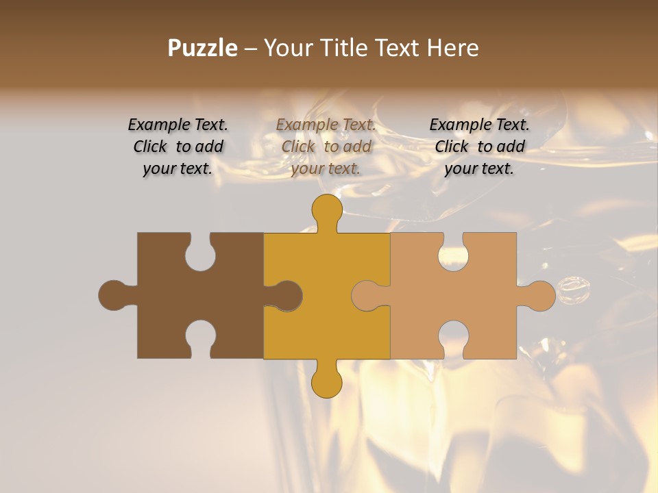 Yellow Alcohol Whiskey PowerPoint Template