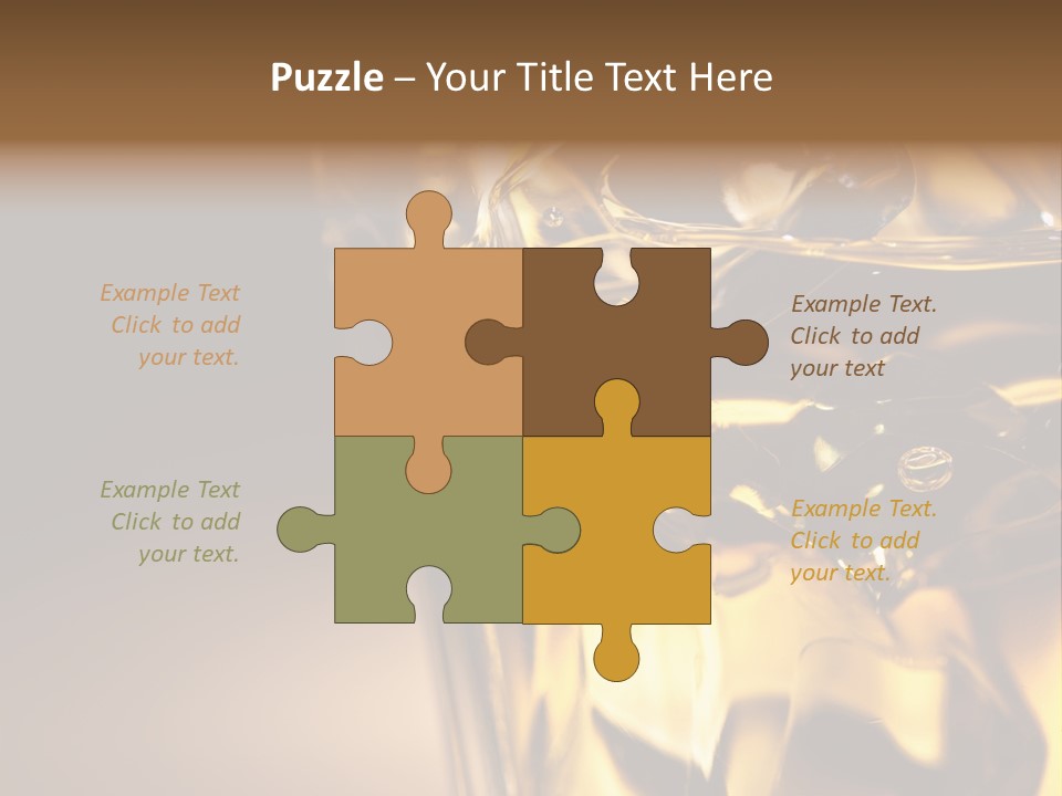 Yellow Alcohol Whiskey PowerPoint Template