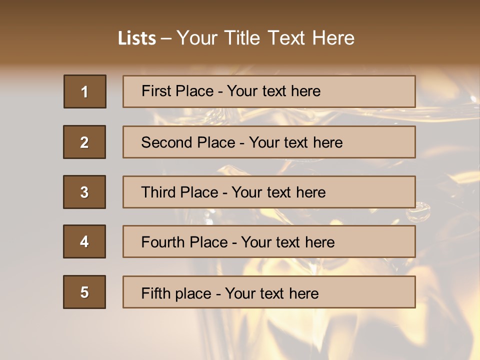 Yellow Alcohol Whiskey PowerPoint Template