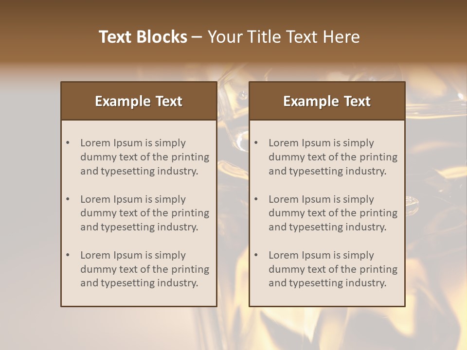 Yellow Alcohol Whiskey PowerPoint Template