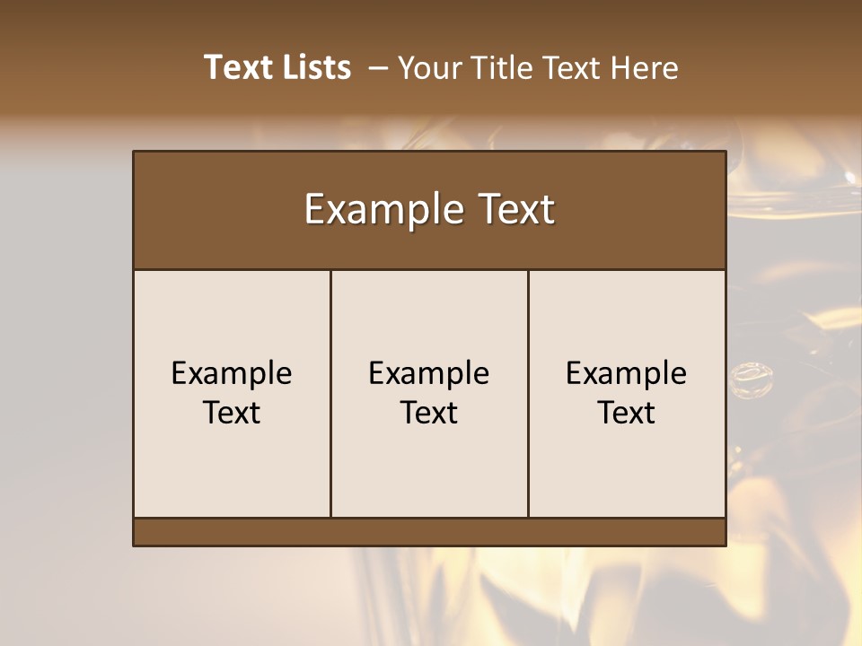 Yellow Alcohol Whiskey PowerPoint Template