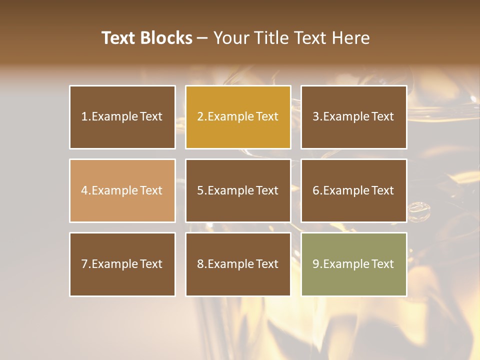 Yellow Alcohol Whiskey PowerPoint Template