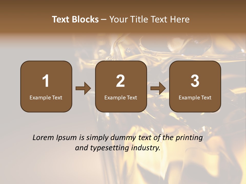 Yellow Alcohol Whiskey PowerPoint Template