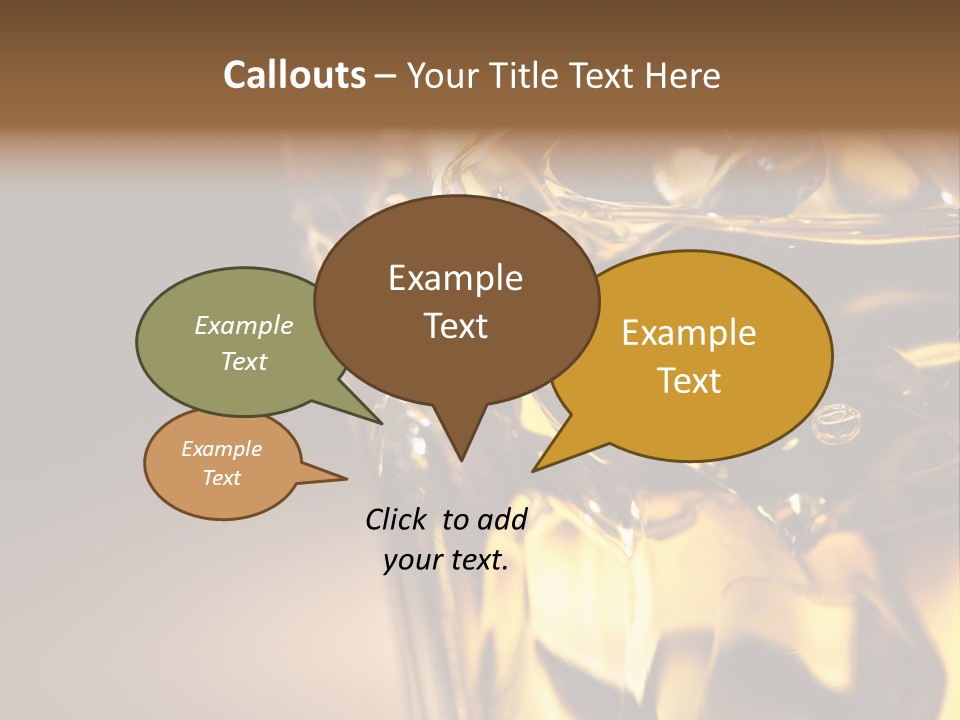 Yellow Alcohol Whiskey PowerPoint Template