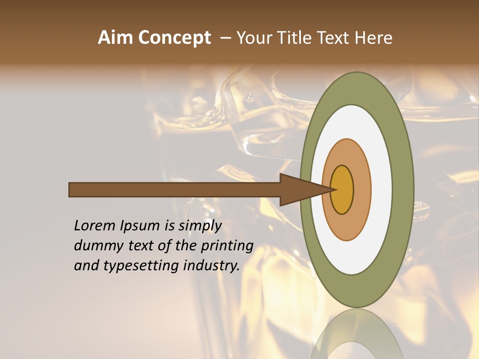 Yellow Alcohol Whiskey PowerPoint Template