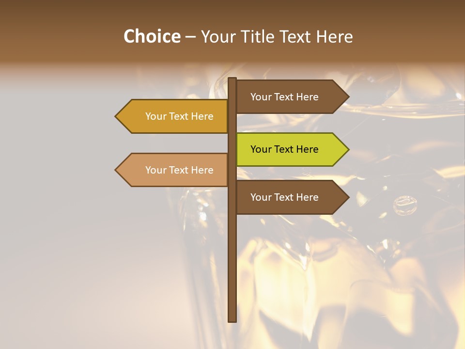 Yellow Alcohol Whiskey PowerPoint Template