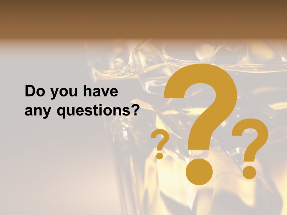 Yellow Alcohol Whiskey PowerPoint Template