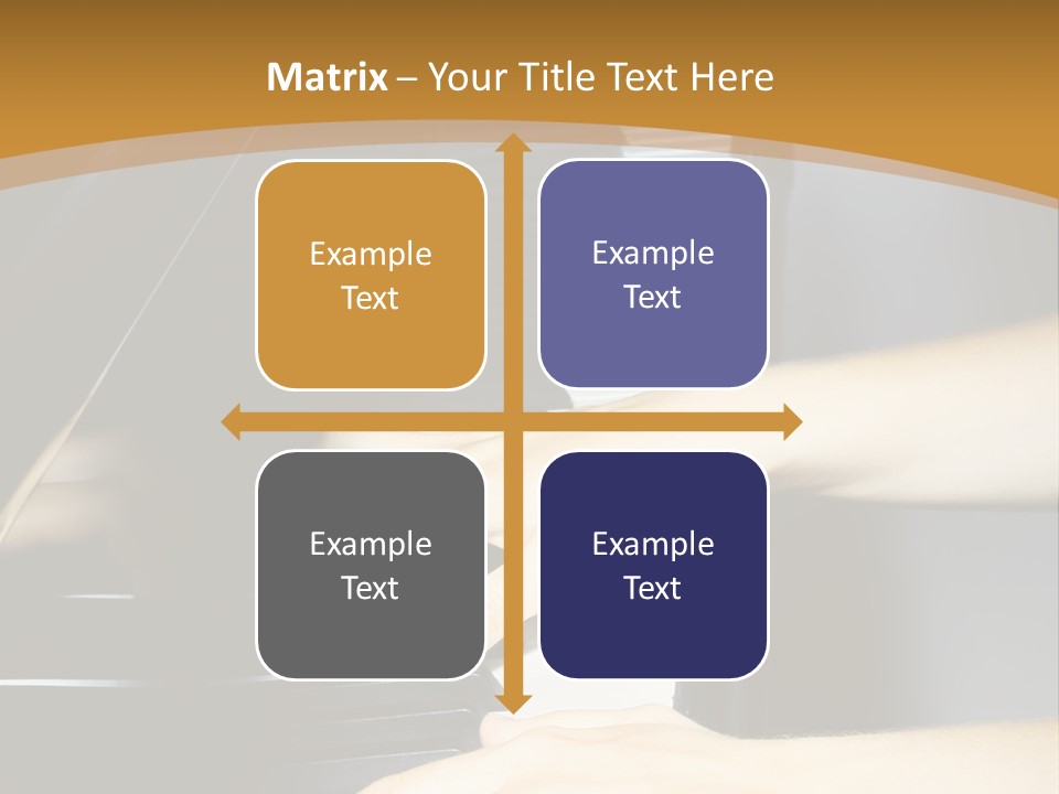 Classical Music Hand Instrument PowerPoint Template