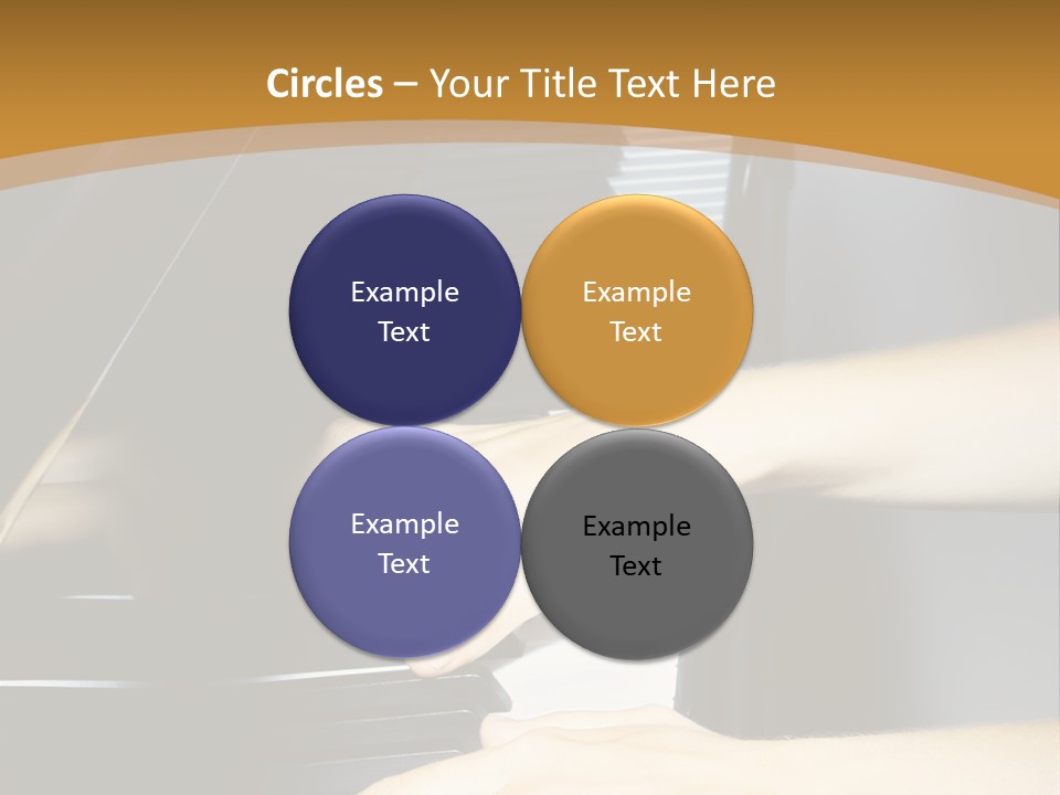 Classical Music Hand Instrument PowerPoint Template
