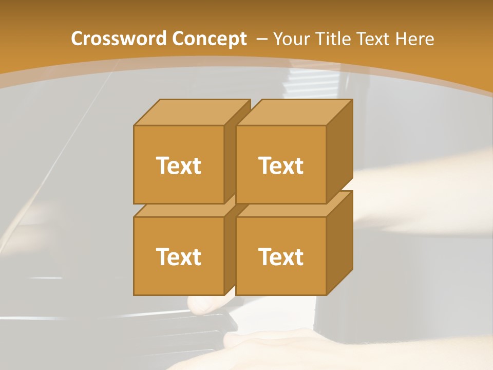 Classical Music Hand Instrument PowerPoint Template