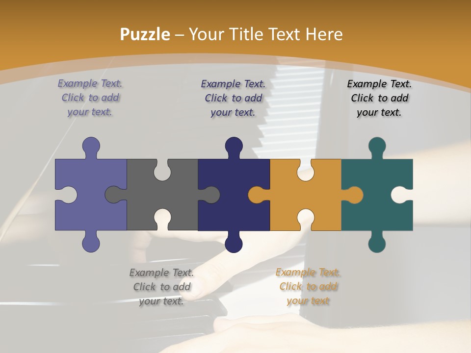 Classical Music Hand Instrument PowerPoint Template