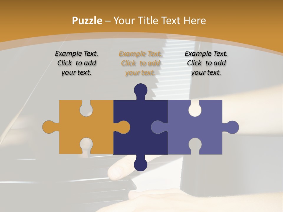 Classical Music Hand Instrument PowerPoint Template