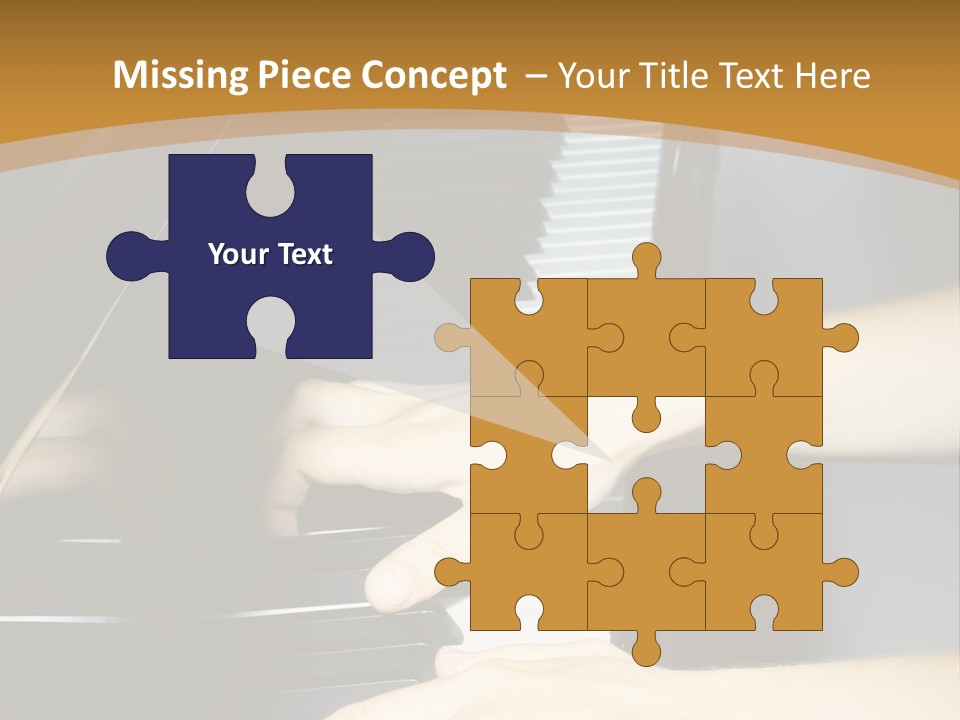 Classical Music Hand Instrument PowerPoint Template