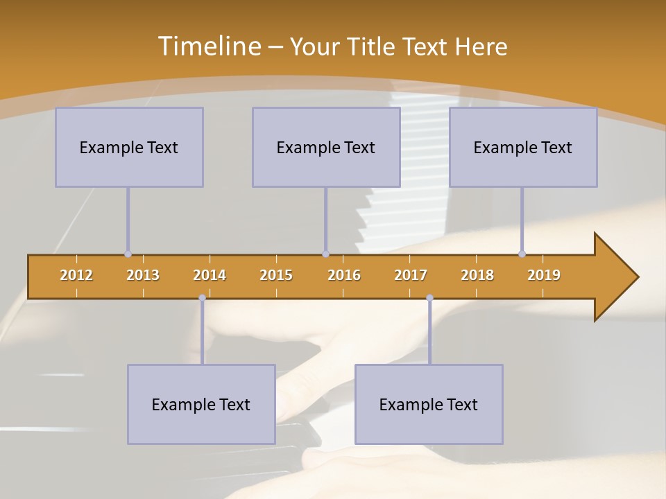 Classical Music Hand Instrument PowerPoint Template