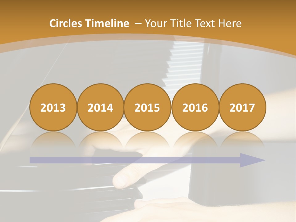 Classical Music Hand Instrument PowerPoint Template