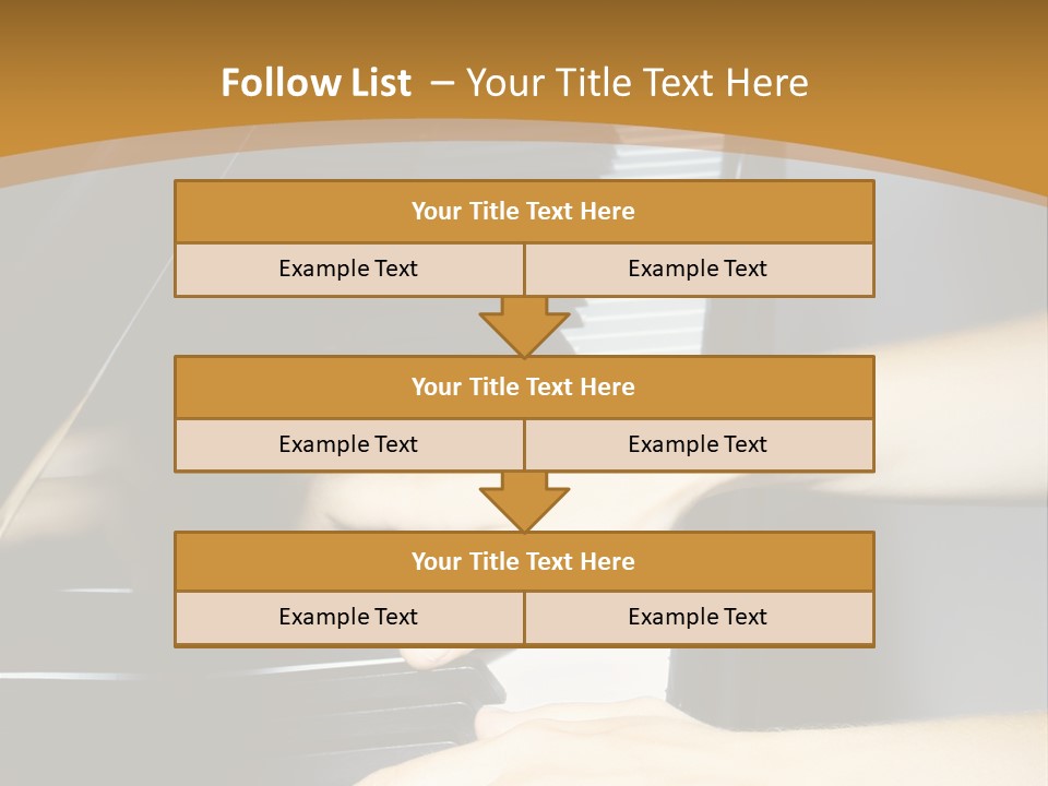 Classical Music Hand Instrument PowerPoint Template