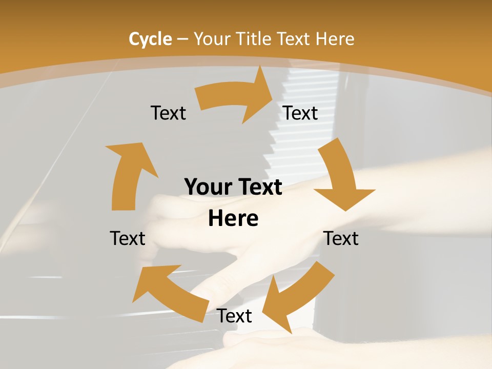 Classical Music Hand Instrument PowerPoint Template